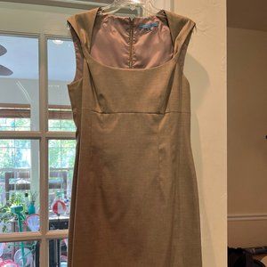 Antonio Melani Khaki Cap Sleeve Sheath - worn once